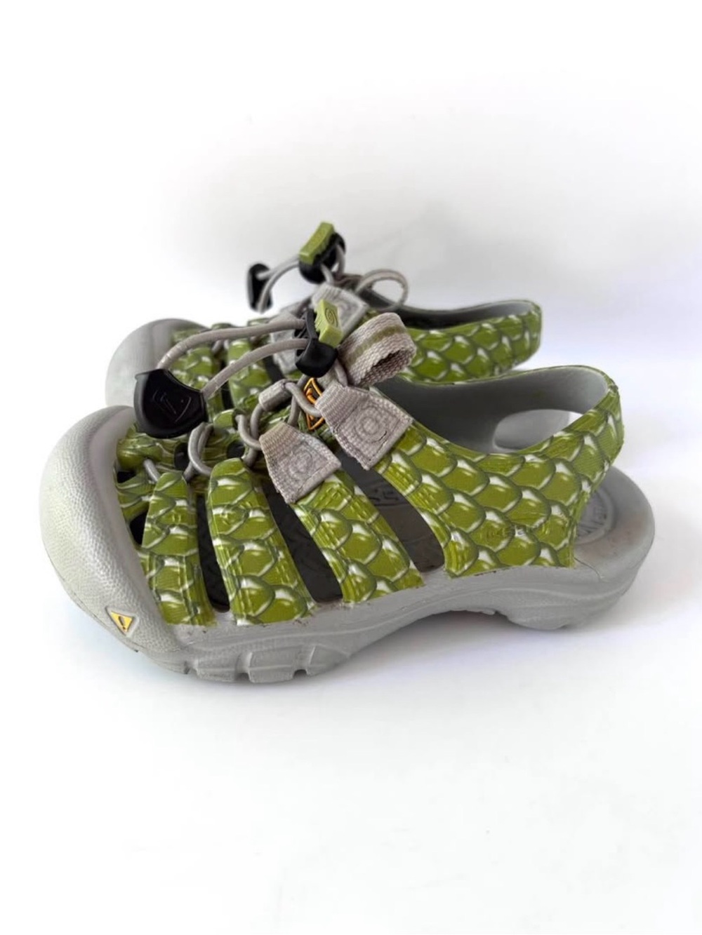 Keen Rio Toddler 8 EVA Water Sandals, Green Reptile Scales